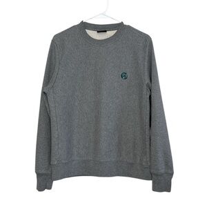 Paul Smith Men's Gray Cotton Crewneck Sweatshirt PS Logo Size Large